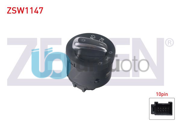 FAR ANAHTARI KROM 10 PIN VOLKSWAGEN CADDY - GOLF - JETTA - PASSAT - SCIROCCO - T