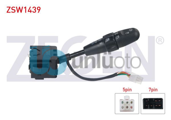 FAR SINYAL KUMANDA KOLU SISLI 12 PIN CHEVROLET AVEO - KALOS 2003-2011