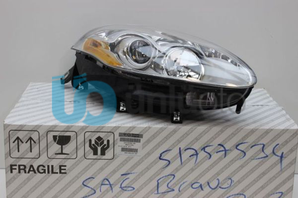 Fiat Bravo Sağ Ön Farı (Sarı Sinyalli) Orijinal 2007-2009