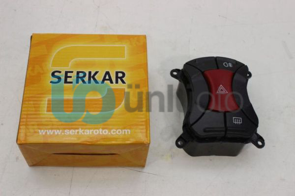 Fiat Doblo Flaşör 4 lü Anahtar Kumanda Grubu Butonu Düğmesi