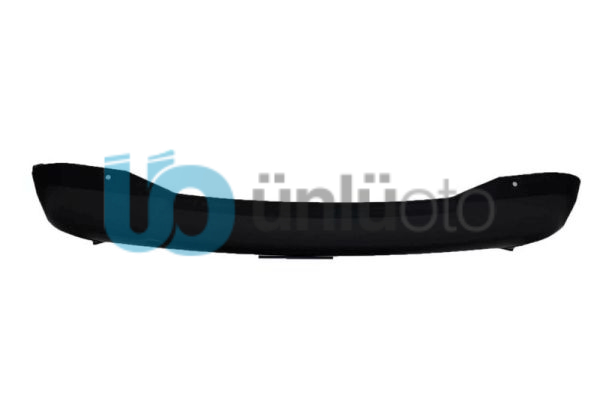 Fiat Fiorino (Çift Açılır Kapı) Arka Tampon Astarsız Siyah