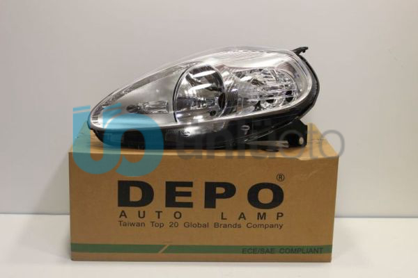 Fiat Grande Punto Sol Far Lambası Elektrikli (Mor Fişli) 2005-2013