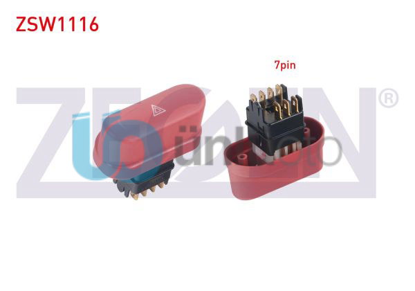 FLASOR ANAHTARI 7 PIN KIRMIZI ISIK FIAT DOGAN SLX 1993-2002