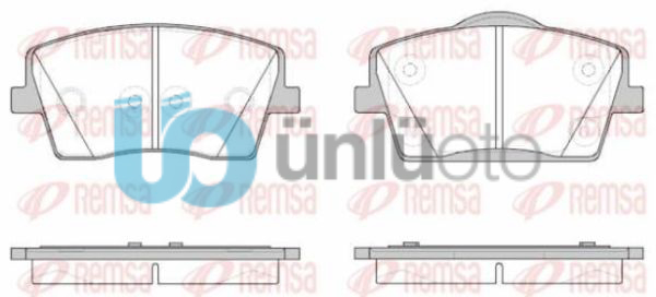 FREN BALATA ON 18.40mm VOLVO XC40 2.0 D4 DISK CAPI 322mm 2018-