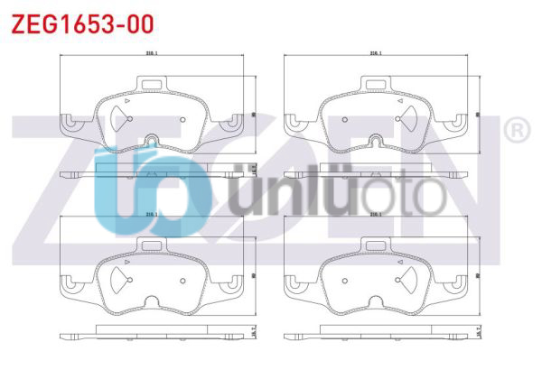 FREN BALATA ON AUDI TT (FV3) 2.0 TFSI 2013- / TT (FV3) 2.0 TDI 2013-