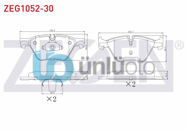 FREN BALATA ON BMW 5 SERISI (F10) 520 D 2010-/ 5 SERISI (F10) 520 i 2010-/ 5 SER