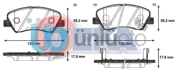FREN BALATA ON BMW 5 SERISI (F10) 535 D 2010- / (F10) 530 D 2010- / (F10) 535 i