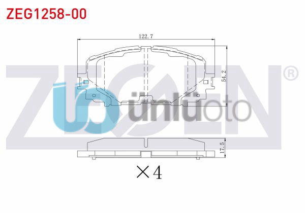 FREN BALATA ON TOYOTA YARIS (P9) 1.0 VVT-I 2006-2010 / YARIS (P9) 1.3 VVT-I 2006