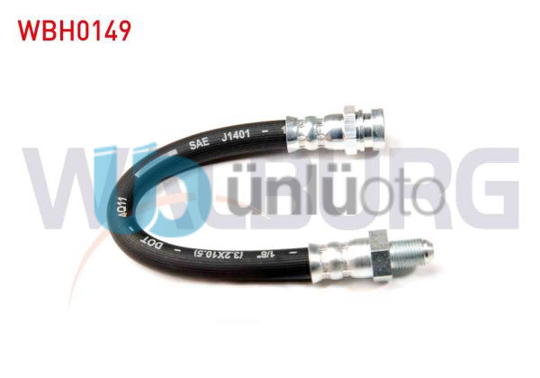 FREN HORTUMU ON SOL-SAG 160mm KISA HYUNDAI H1 1997-2008 / HYUNDAI H100 1993-2004