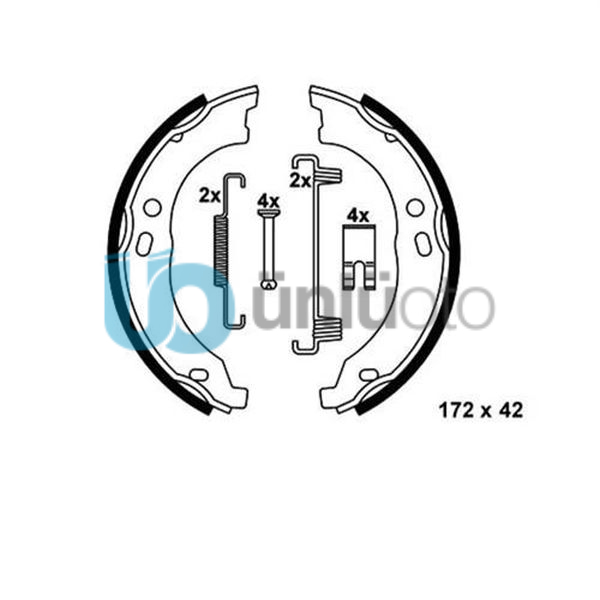 FREN PABUÇ BALATA FIAT DUCATO 06 PSA JUMPER 06 BOXER 06 2.2D MJET 2.3D MJET 3
