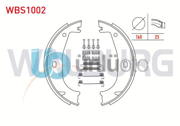 FREN PABUC BALATA ARKA AKSESUARLI BMW 3 SERISI (E36) 316 i 160X25 mm 1990-1998/3