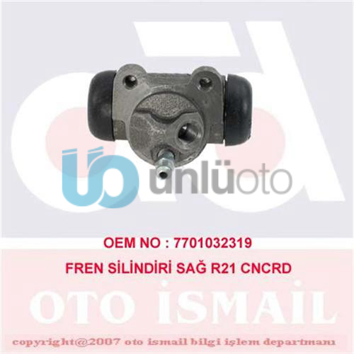FREN SİLİNDİRİ SAĞ R21 1.4-1.7-2.0 86-94 22mm