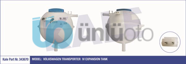 RADYATOR YEDEK SU BIDONU (KAPAKLI) TRANSPORTER T4 TUM MODELLER 9104