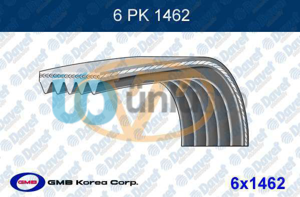GMB 6PK1462 - ALTERNATOR KANALLI KAYIS KLIMASIZ CONNECT 1.8TDC