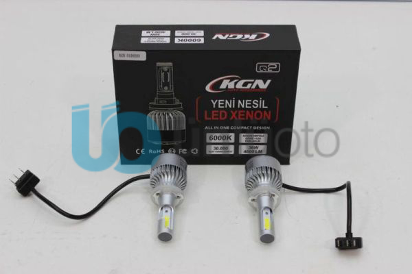H15 Xenon Led Far Ampulü KGN 6000K 4600 LM