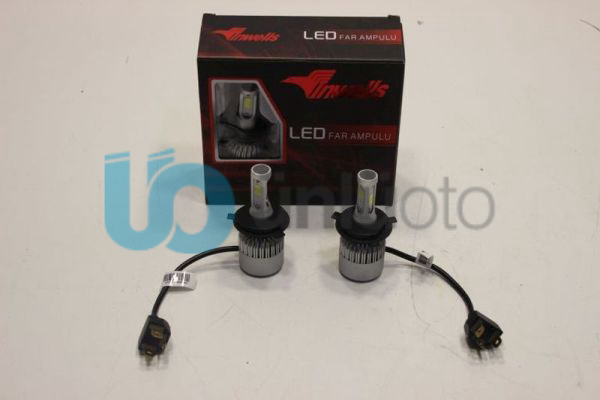 H4 Far Ampulü Led Motorlu İnwells