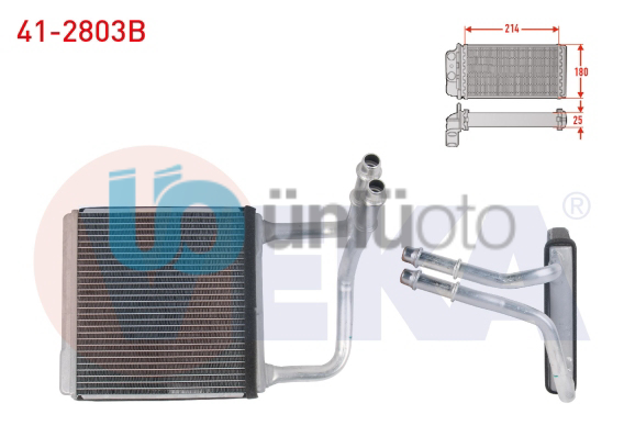 KALORIFER RADYATORU BRAZING MERCEDES E SERISI (W211) E 200 CDI - 220 CDI - 240 -