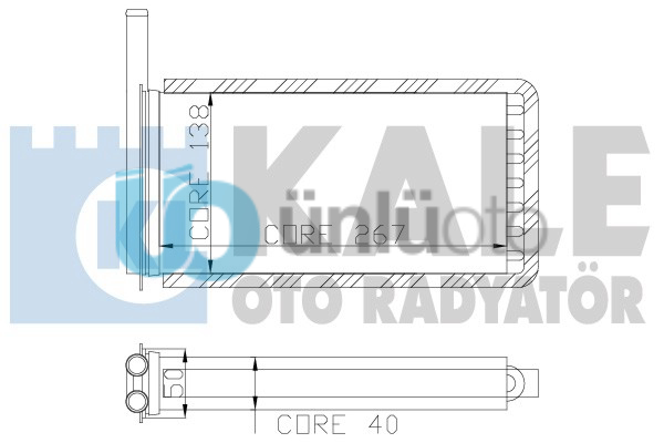 KALORIFER RADYATORU ESCORT 9099 ORION III 9093 2 SIRA AL PL SISTEM