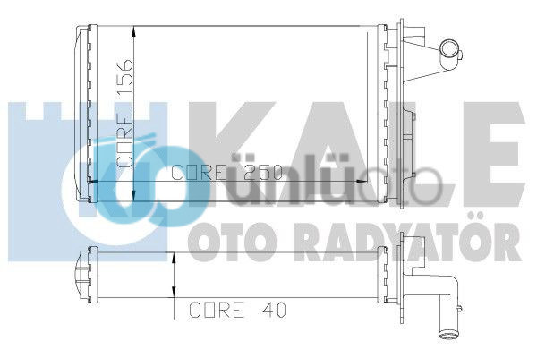 KALORIFER RADYATORU TEMPRA 1,6 S / SX / SXA MUSLUKLU (2 SIRA)