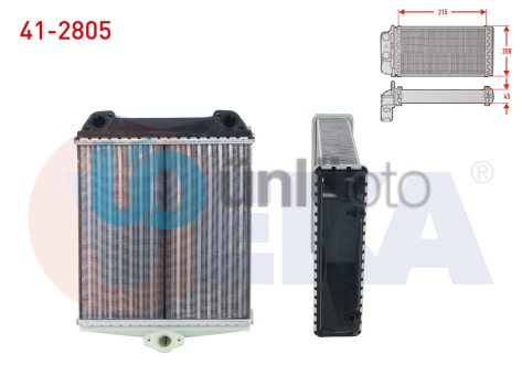 KALORIFER RADYATORU MEKANIK MERCEDES S SERISI (W126) 260 SE - 300 SE - 300 SEL -