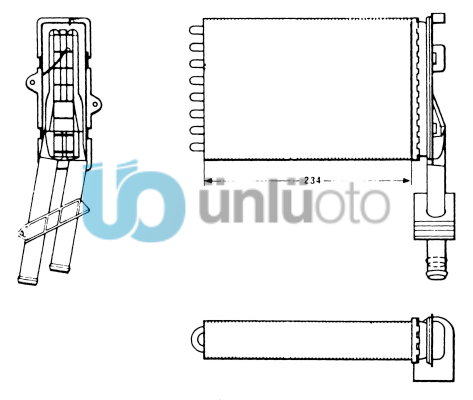 KALORIFER RADYATORU R21 OPTIMA MANAGER CONCORDE (2 SIRA AL+PL)