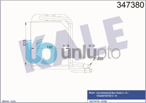 KALORIFER RADYATORU TRANSPORTER T5 T6 03