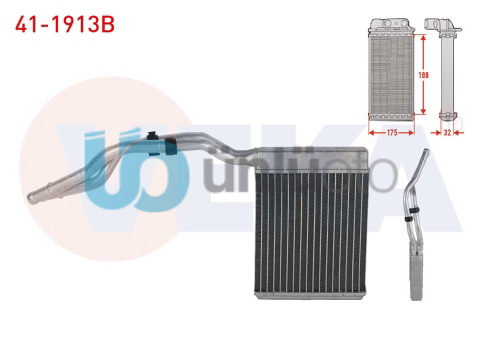 KALORIFERRADYATORU BRAZING FORD MONDEO IV 1.6 TDCI - 2.0 TDCI - 1.6 TI-VCT 2007-