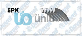KANALLI KAYIS OPEL ASTRA H CORSA D VECTRA C 1,6 16V AC 04= CHEVROLET AVEO 1,4 1