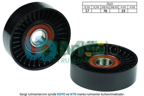 KAYIS GERGI RULMANI MERCEDES W168 W169 W245 W414