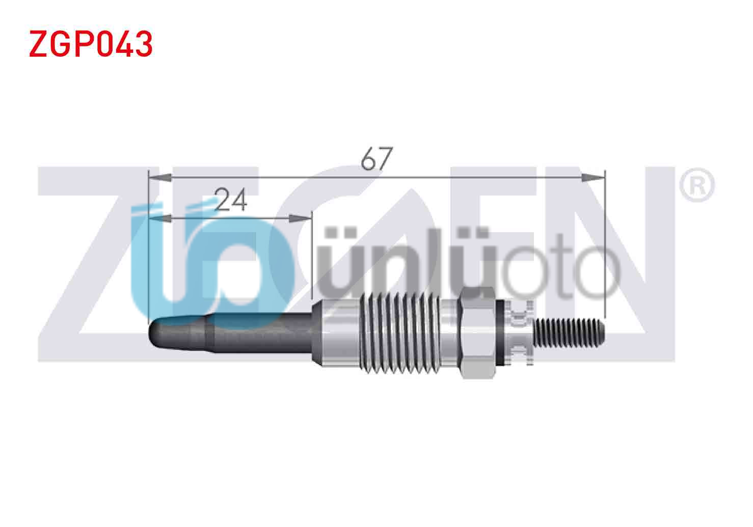 KIZDIRMA BUJI 11V CITROEN BERLINGO (MF) 1.9D 1996-2008 / CITROEN JUMPER I 1.9TD