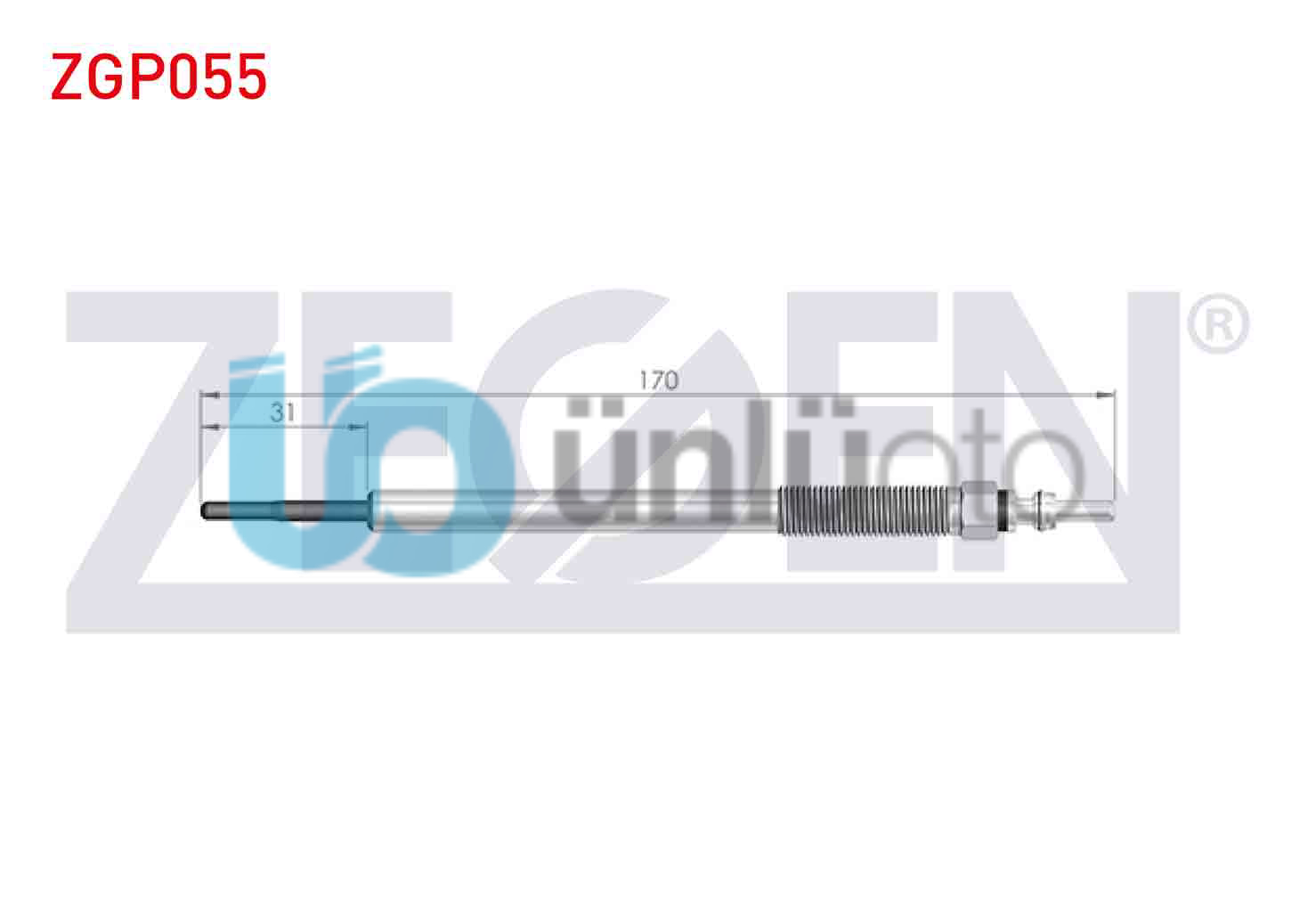 KIZDIRMA BUJI 11V MITSUBISHI L200 TRITON (KA_T, KB_T) 2.5DI-D (KA4T) 2010-2015 /