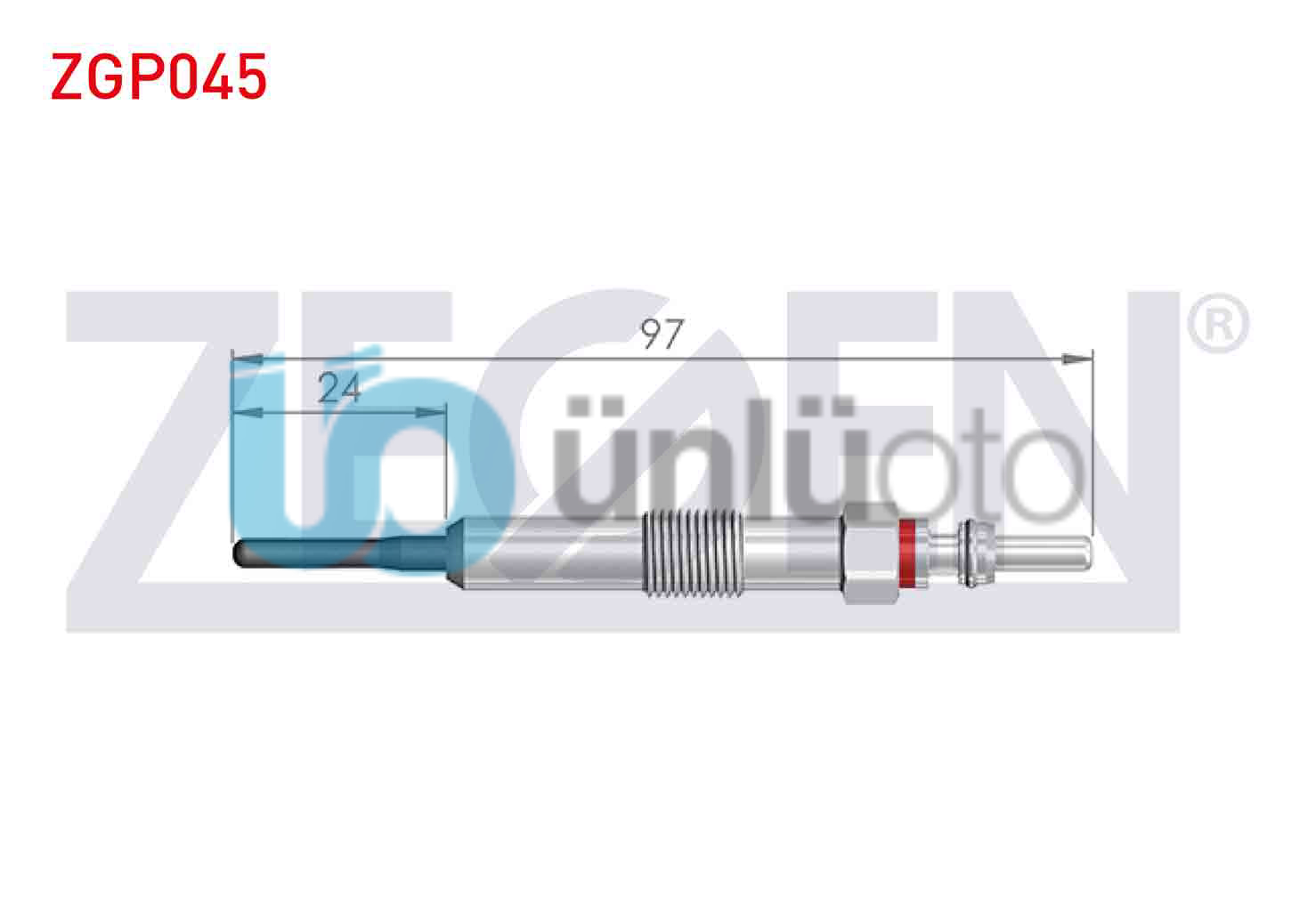 KIZDIRMA BUJI 4,4V NISSAN QASHQAI (J11) 1.5DCI 2014- / DUSTER 1.5DCI 2010- / LOD