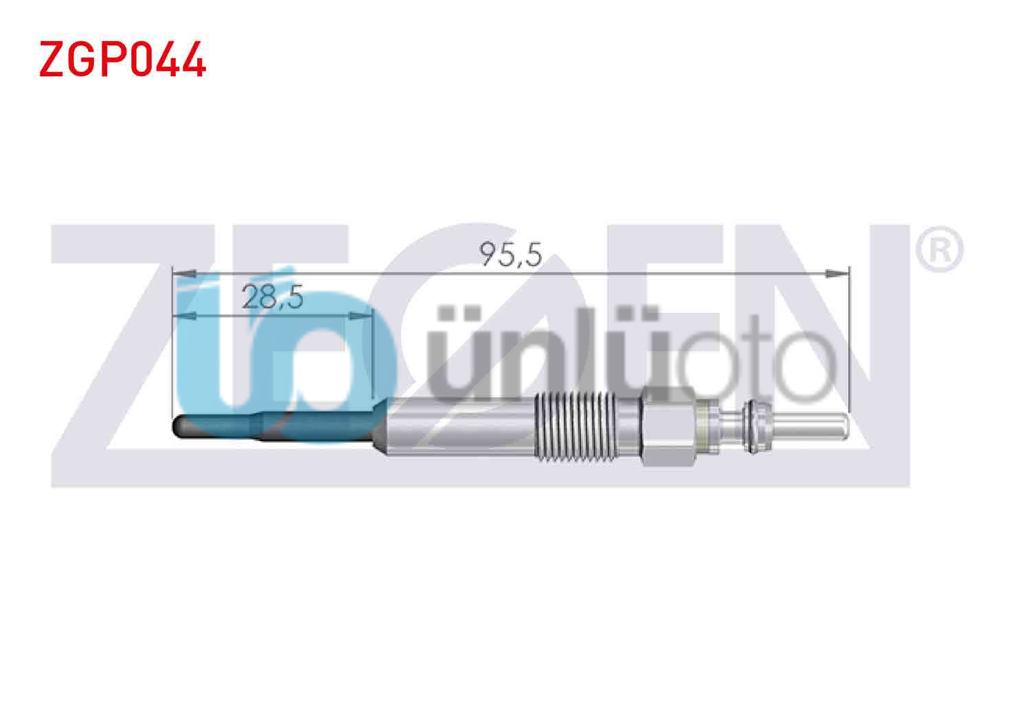 KIZDIRMA BUJI 7V VOLKSWAGEN TRANSPORTER V (7H_7E_) 2.5TDI 2003-2011 / CRAFTER 30