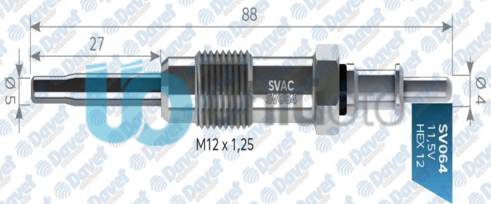 KIZDIRMA BUJISI SPRINTER 901 902 903 904 9606 VARIO 9610 W210 VF210 G210TD 2,9