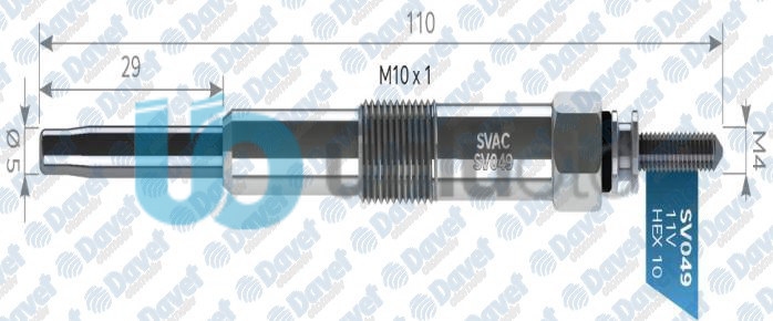 KIZDIRMA BUJISI HYUNDAI ACCENT ADMIRA 02-05 GETZ 03-05 3 SILINDIR DIZEL SANTAFE