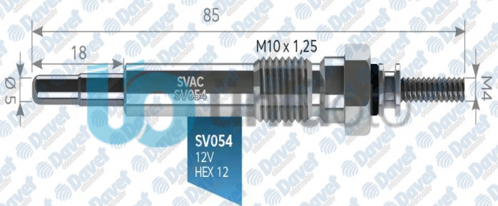 KIZDIRMA BUJISI 11V GEMINI MIDI 2,0 TD 11V ASTRA CORSA CADETT 1,7 TDI