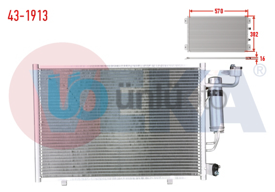 KLIMA RADYATORU FORD FIESTA VI 1.4 TDCI A-T/M-T 2008-2012