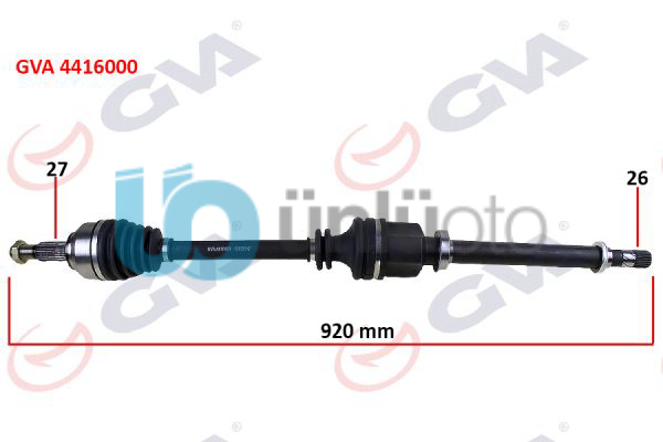 KOMPLE AKS SAĞ KANGOO III 08 1.5dCi 921mm