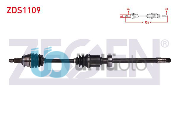KOMPLE AKS SAG ON MINI COOPER (R50,R53) 1.6 M-T UZUNLUK 924 mm 2001-2006
