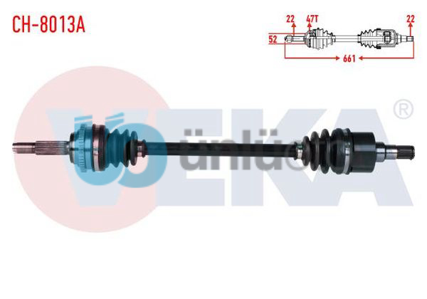 KOMPLE AKS SOL ON CHEVROLET AVEO (T250) 1.2 8v SOCH ABSLI 47 DIS M-T UZUNLUK 661