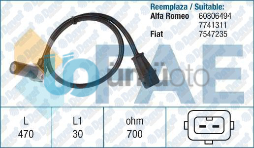KRANK MILI SENSORU ALFA 155 TEMPRA TIPO 1,8 / 2,0