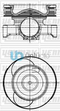 MOTOR PİSTON SEGMAN STD 76.00mm MEGANE IV 16 CLIO V 19 CAPTUR II 20 EXPRESS 2