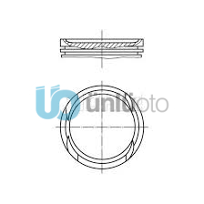 MOTOR PİSTON SEGMAN STD PALIO-ALBEA-PUNTO 1.2 16V 70.80