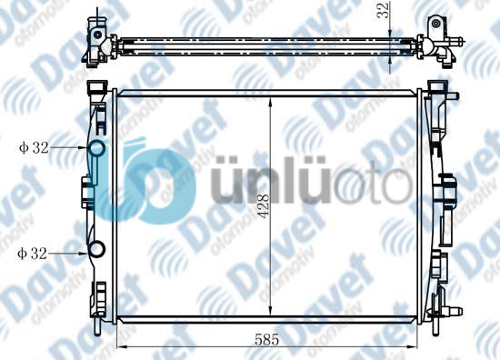 MOTOR SU RADYATORU BRAZING MEGANE II 02SCENIC 031.5-1.9DCI/1.4-1.6-2.0 16V MAN
