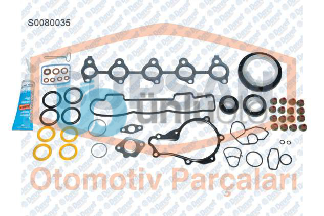MOTOR TAKIM CONTA  ALT / UST FULL  S.K.C HARIC-KECELI-SUBAP LASTIKLI 307 308 407