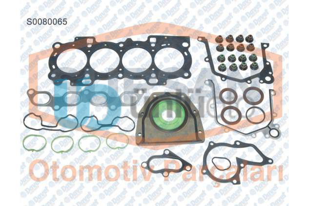 MOTOR TAKIM CONTA KECELI-SUBAP LASTIKLI S.K.C DAHIL FORD FOCUS 1.6 16V ZETEC-S D