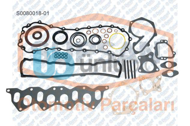 MOTOR TAKIM CONTASI FULL KECELI SILINDIR KAPAKSIZ KANGOO EXPRESS R19 1.9D F8Q ES