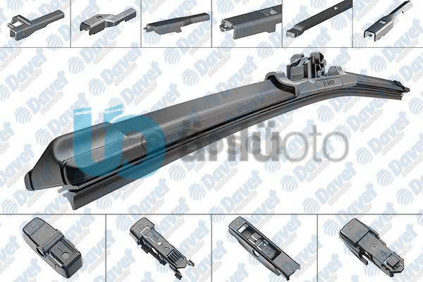 SILECEK SUPURGESI MUZ TIPI SAG / SOL AP575U AEROTWIN PLUS 575mm (4 ADAPTOR ILE 1