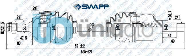 ON AKS SOL PARTNER-BERLINGO 2.0 HDI 9608 ABSLI 29 DIS DIS FREZE:25 IC FREZE:24