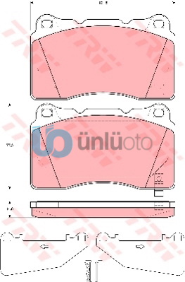 ÖN BALATA ASTRA J 12 INSIGNIA 08 LANCER VI 2.0 EVO VIII 98 08 SAAB 9.5 10